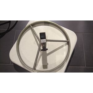 Lasergrusring 36cm diam. av stål