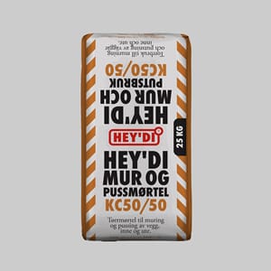 Hey`Di KC50/50 20 kg.sekk Mur og Pussmørtel
