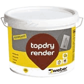 SV - Weber Topdry Render 1,5mm  Frg. - 20 kg.sp.