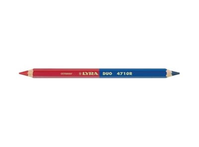 1645680 WEB_Image Lyra Duo blyant Rød blå   tykk  12 stk -1661695350.Jpeg