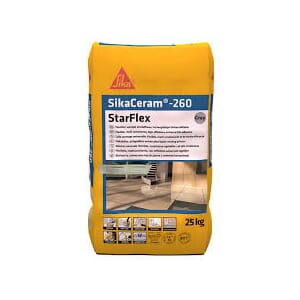 SV-SikaCeram-260 Fliselim Grå 20 kg. StarFlex
