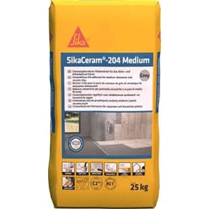 SV - SikaCeram-204 Medium Flislim Grå 25 kg.