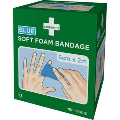 Soft Foam Bandage Cederroth Blå.jpeg